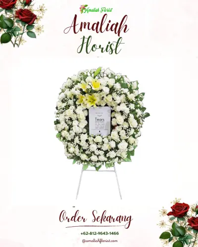 Krans Bunga Duka Cita di Amerta Bhuana